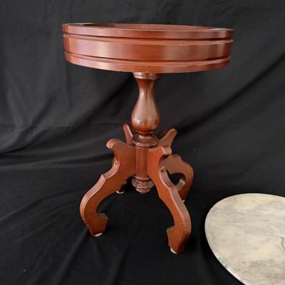 Victorian Marble Top Table/Plant Stand (BPR-MG)