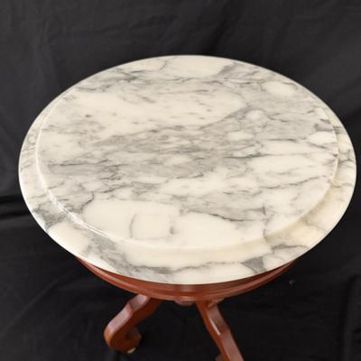 Victorian Marble Top Table/Plant Stand (BPR-MG)