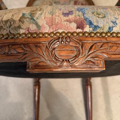 Louis XV Style Chair With Floral Design Fabric (BPR-MG)