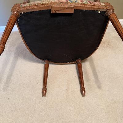 Louis XV Style Chair With Floral Design Fabric (BPR-MG)