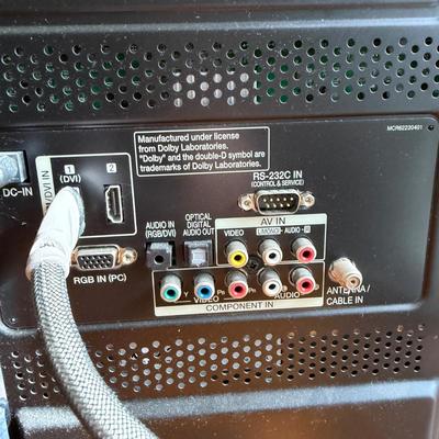 LG 27” TV & Panasonic Blu Ray Player (BGB-MG)