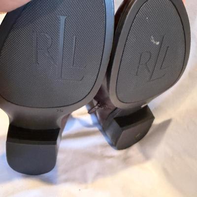 Ralph Lauren Leather Boots - Size 7 (BGB-MG)