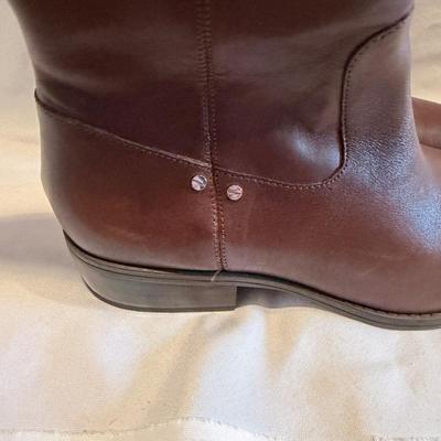 Ralph Lauren Leather Boots - Size 7 (BGB-MG)