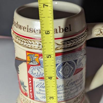 Handcrafted 1992 Collector's Series "A Perfect Christmas" & Evolution Of The Budweiser Label 200 State Convention...