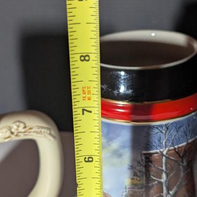 Handcrafted 1992 Collector's Series "A Perfect Christmas" & Evolution Of The Budweiser Label 200 State Convention...