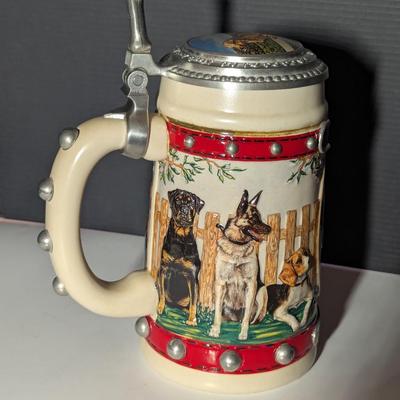 Handcrafted Budweiser "Man's Best Friend" Dachshund Stein