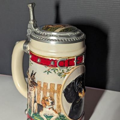Handcrafted Budweiser "Man's Best Friend" Dachshund Stein