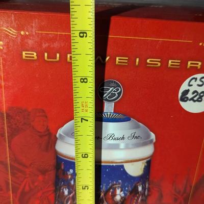 Handcrafted "Holiday In The Mountains" 2000 Stein & 2005 Holiday Stein Signature Edition #3