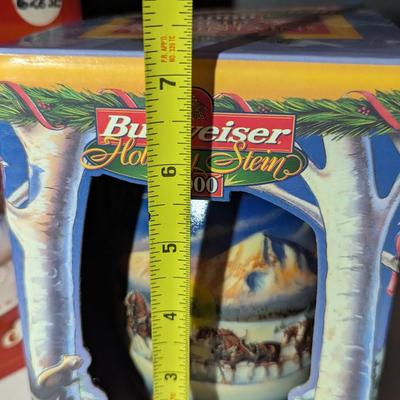 Handcrafted "Holiday In The Mountains" 2000 Stein & 2005 Holiday Stein Signature Edition #3