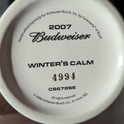 Handcrafted American Homestead 1996 Stein & 2007 Winter's Calm Stein #4