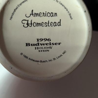 Handcrafted American Homestead 1996 Stein & 2007 Winter's Calm Stein #4