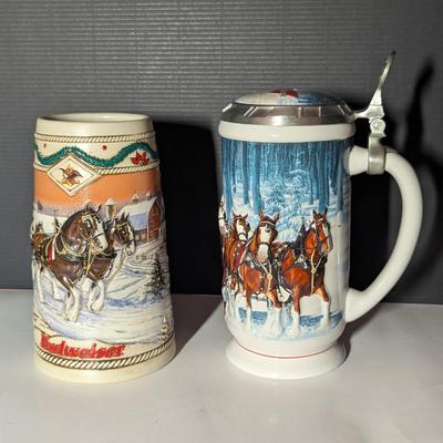 Handcrafted American Homestead 1996 Stein & 2007 Winter's Calm Stein #4