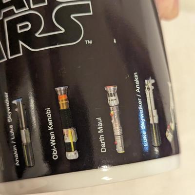 Sale Photo Thumbnail #1159: Star wars set of 3 coffee mugs.