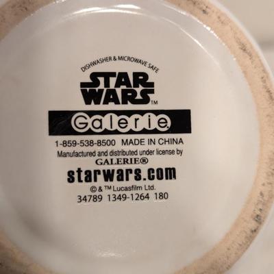 Sale Photo Thumbnail #1161: Star wars set of 3 coffee mugs.
