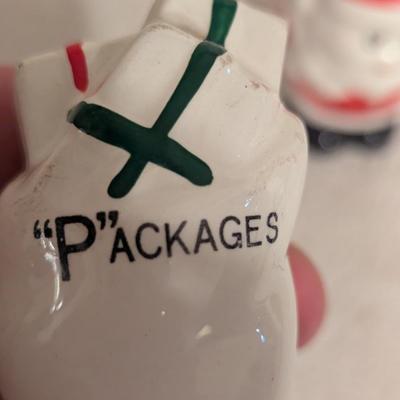 Sale Photo Thumbnail #1176: Santa- salt, packages- pepper