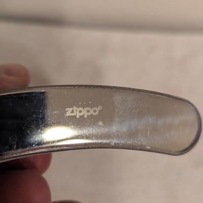 Sale Photo Thumbnail #1208: Zippo stainless teel flask