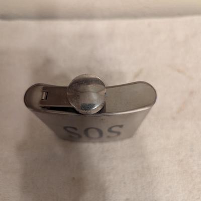 Sale Photo Thumbnail #1206: Zippo stainless teel flask