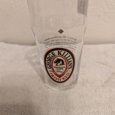 Sale Photo Thumbnail #1213: George Killian's Irisin Red Glass Tumbler