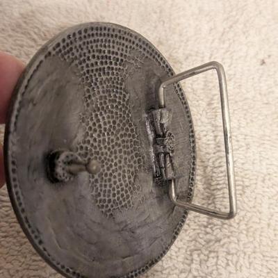 Sale Photo Thumbnail #1261: skull iron cross belt buckle