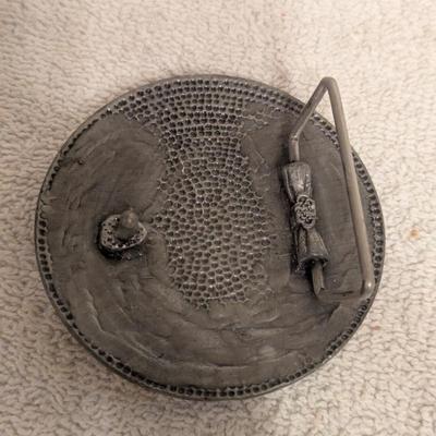 Sale Photo Thumbnail #1260: skull iron cross belt buckle