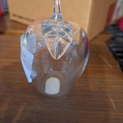 Sale Photo Thumbnail #293: Princess House hand blown apple paperweight
