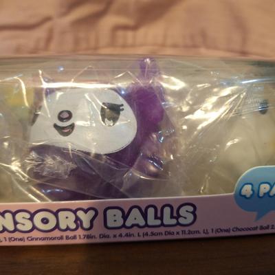 Sale Photo Thumbnail #314: Hello Kitty Squishy sensory balls- set of 4 new in box