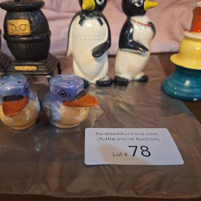 Sale Photo Thumbnail #353: the penguins and pot belly stoves are plastic