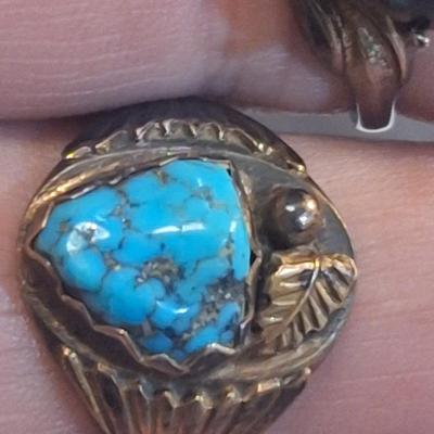 Sale Photo Thumbnail #466: neither have markings but they do look like sterling and don't stick to magnet.