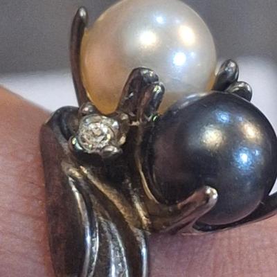 Sale Photo Thumbnail #468: neither have markings but they do look like sterling and don't stick to magnet.