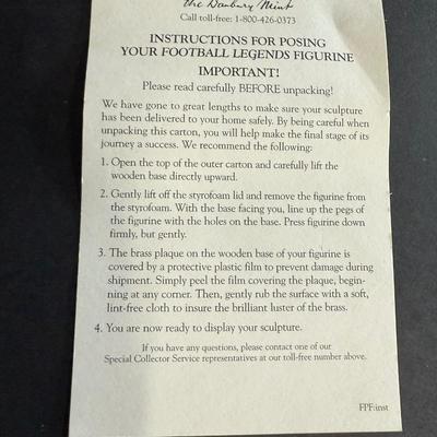 Danbury Mint - Jerome “The Bus” Bettis