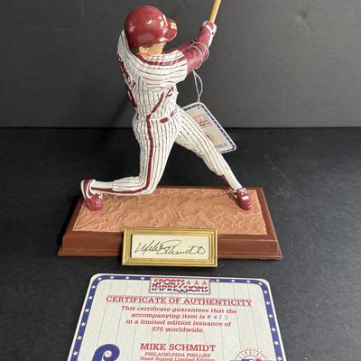 Mike Schmidt Autographed Figurine #432/975