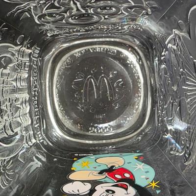 Vintage Walt Disney World Millennium Celebration Glasses (Pair, 2000) — Mickey Fireworks & Magic Kingdom Relief