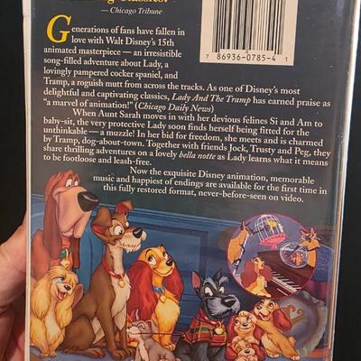 Lady and the Tramp (1998 VHS) Walt Disney Masterpiece Collection, Fully Restored, THX Certified
