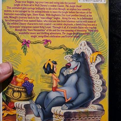 Walt Disney's The Jungle Book (1967) Classic VHS Tape, Original 1991 Black Diamond Edition, Collectible Animation Film