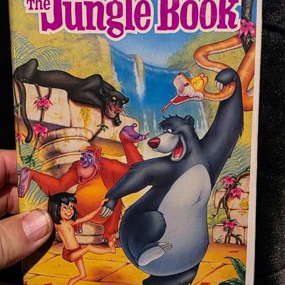 Walt Disney's The Jungle Book (1967) Classic VHS Tape, Original 1991 Black Diamond Edition, Collectible Animation Film