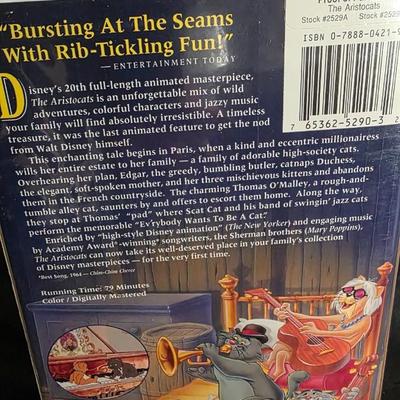 The Aristocats (1996) Vintage Walt Disney’s VHS – Masterpiece Collection & Classic Animated Musical Adventure