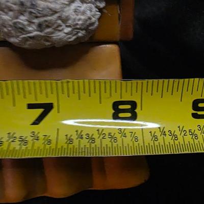 Vintage Mid-Century Sleeping Santa Claus Cookie Jar / Candy Dish – Hand-Painted Ceramic by Alberta’s Molds (1950s)