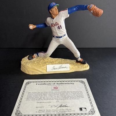 Tom Seaver Autographed Figurine