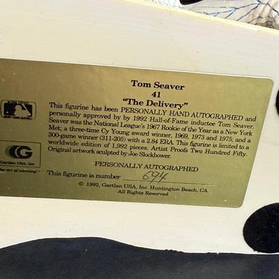 Tom Seaver Autographed Figurine