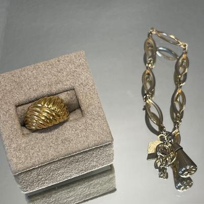 Avon ring and Sarah Cov bracelet