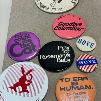 Large vintage buttons