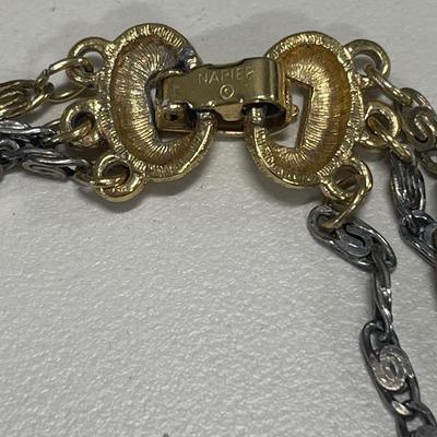 3 layer Napier necklace