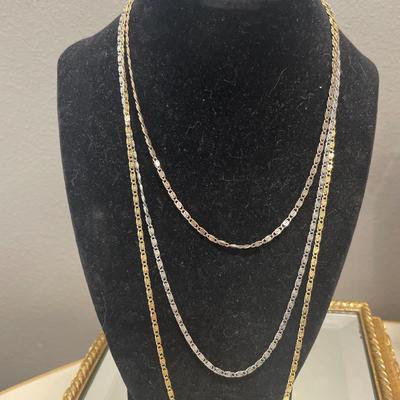 3 layer Napier necklace