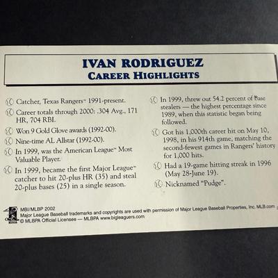 Danbury Mint - Ivan Rodriguez Figurine
