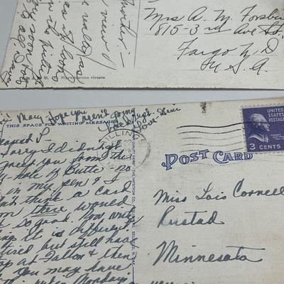 Used postcards and unused postcards from Fredericksburg VA