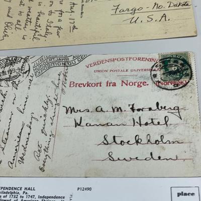 Used postcards and unused postcards from Fredericksburg VA