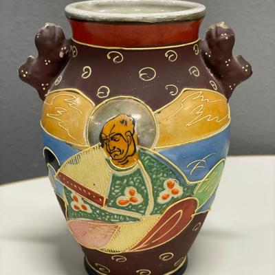 Satsuma painted vase