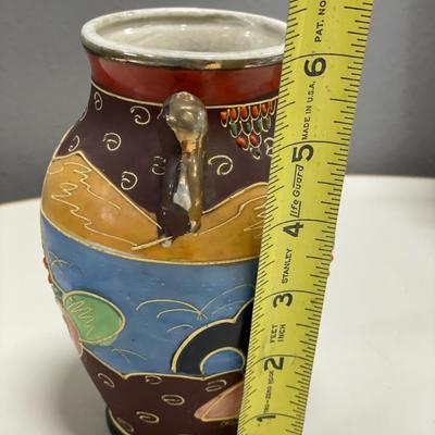 Satsuma painted vase