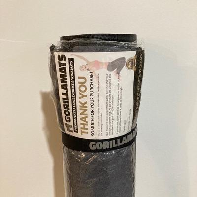 LOT 30: Gorillamats Premium Extra Large Exercise & Yoga Mat 48 Inch in Original Packaging with Bonus Item