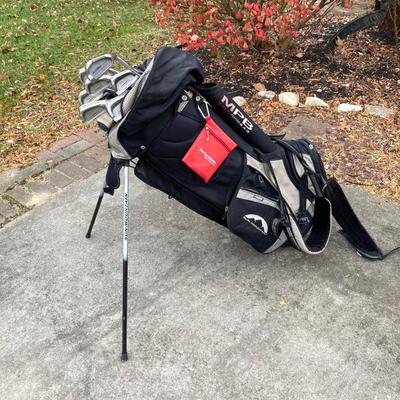LOT 32: Palmer PHD Oversize Golf Clubs with Sun Mountain Multi Purpose Golf Bag